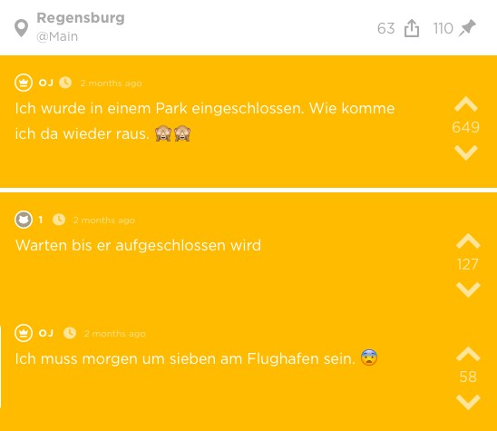 Jodel aus Regensburg