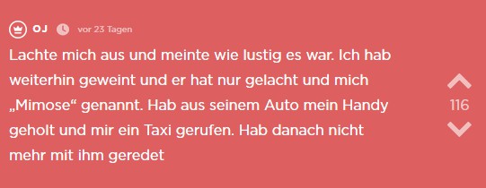 Der Typ beleidigt OJ