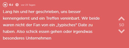 0815 ist nichts für OJ und ihr Date
