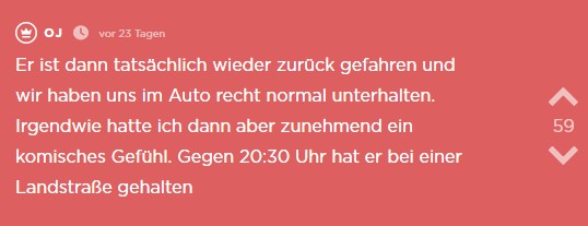OJ wird mulmig