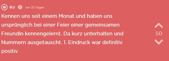 Der erste Eindruck war damals wohl gut.