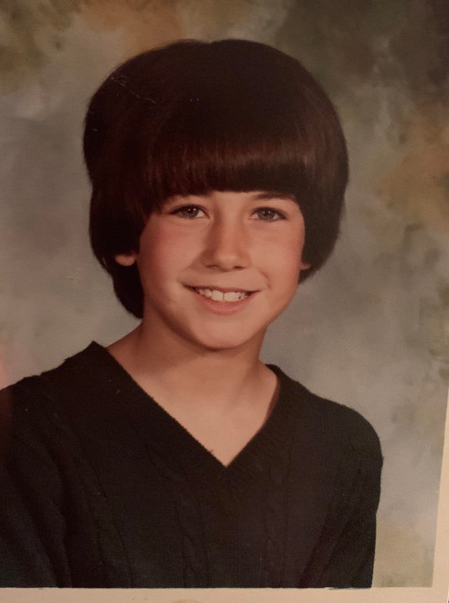 Kindheitsfoto eines Jungen