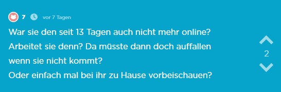 7 schlägt vor, über den Job etwas herauszufinden.