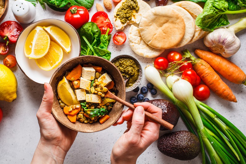 Gesundes indisches Essen