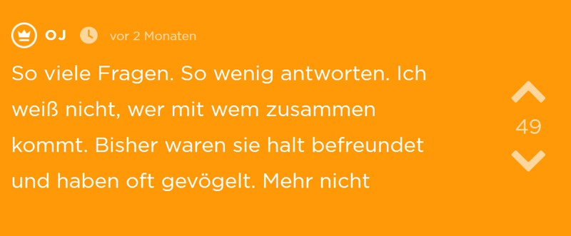 Doch OJ weiß es noch nicht