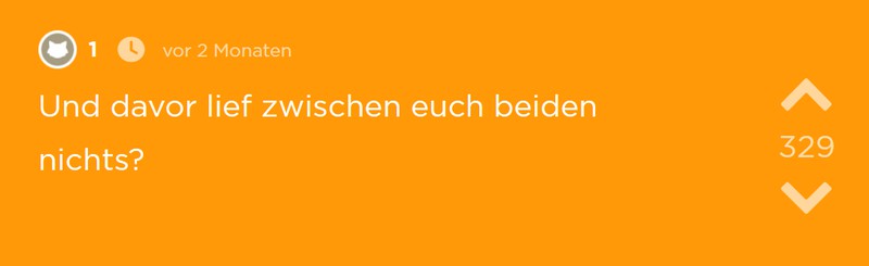 Nr. 1 will es genau wissen