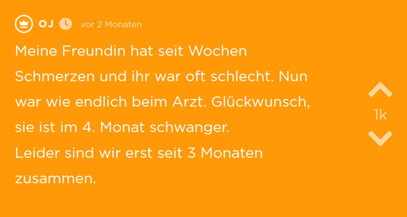 OJ hat ein echtes Priblem: Seine Freundin ist schwanger, aber er fällt als Vater raus