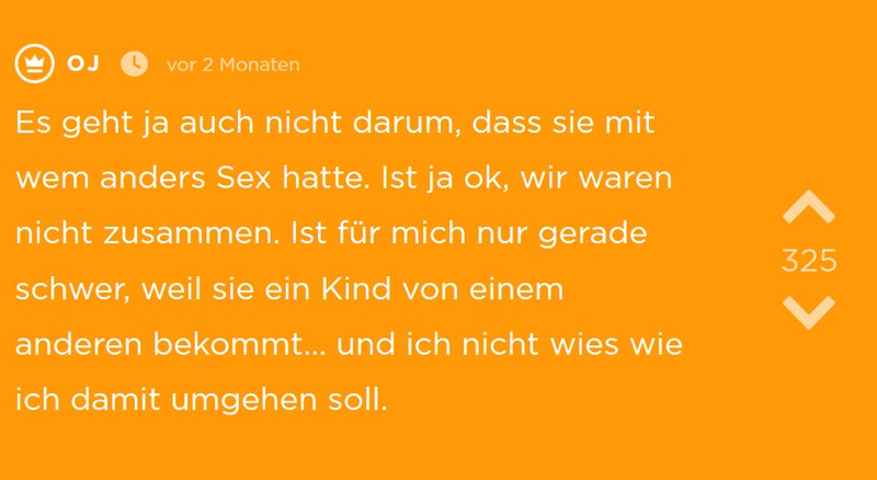 OJ ist nicht sauer, nur ratlos