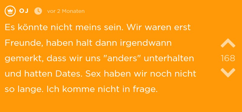 OJ und seine Freundin kennen sich schon länger
