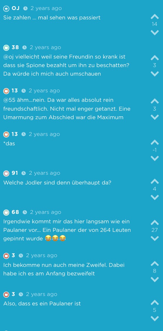 Jodel, Jobangebot, den Freund ausspionieren wegen Verdacht auf Fremdgehen