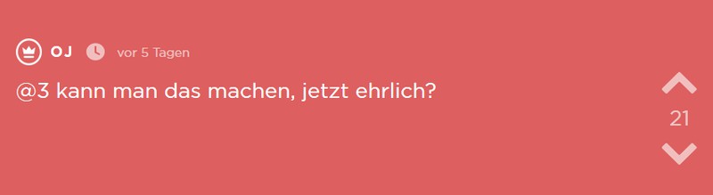 OJ hat da Zweifel