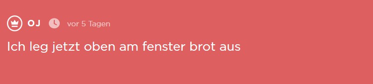 Die Falle wird aufgestellt