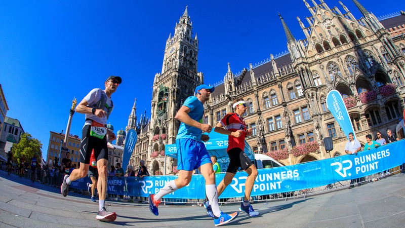 In München liefen Teilnehmer den Marathon