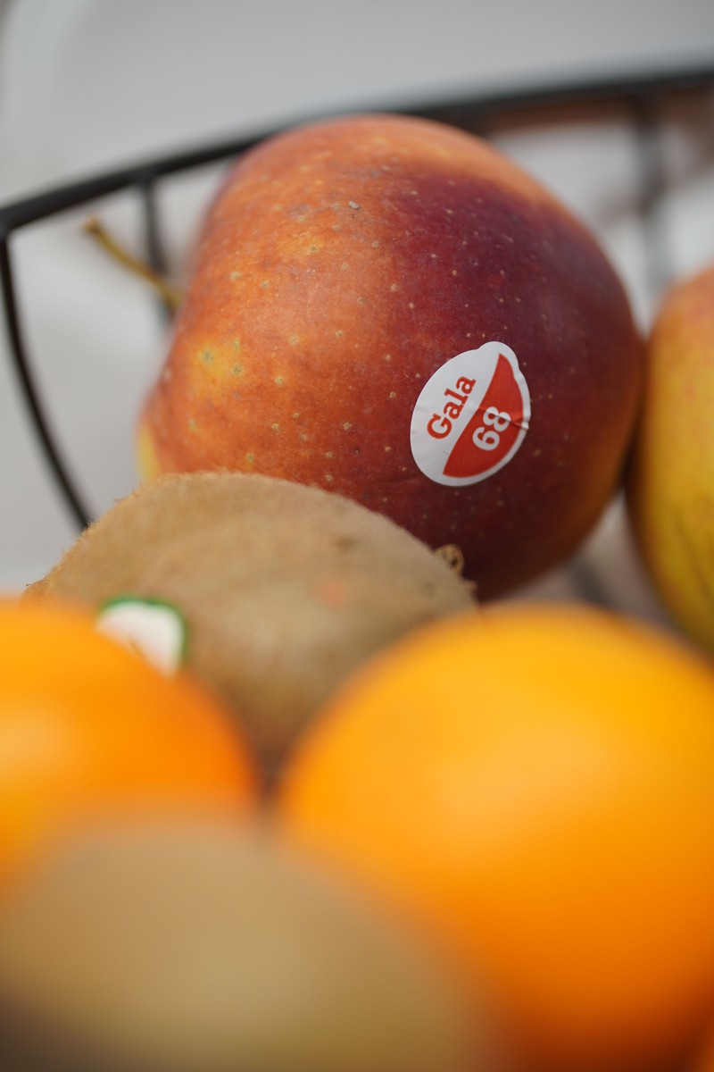 Ausversehen den Sticker vom Apfel verschluckt? Kein Problem!
