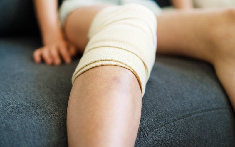 Der Patient wusste wohl nicht, dass sein Gips wieder entfernt werden müsse.
