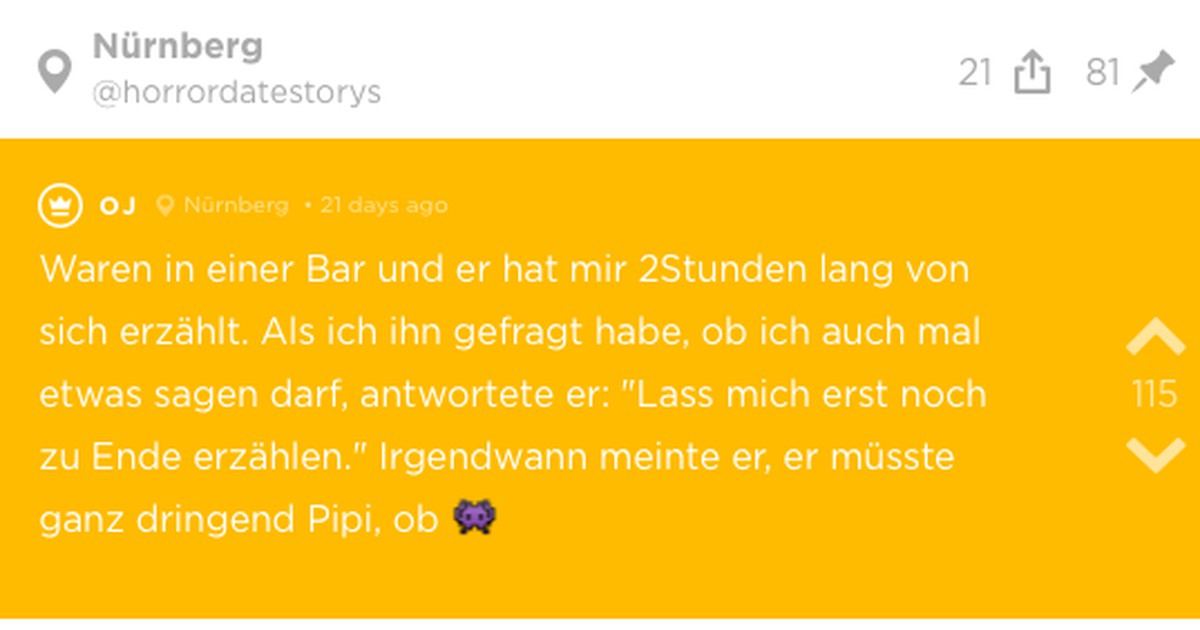OJ hat ein Date, das an Ekel nicht zu überbieten ist