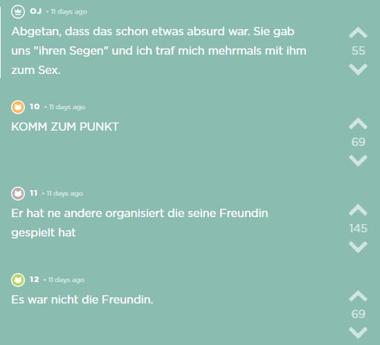 OJ lässt sich auf das Date ein aber die anderen Jodler zweifeln an seiner Glaubwürdigkeit