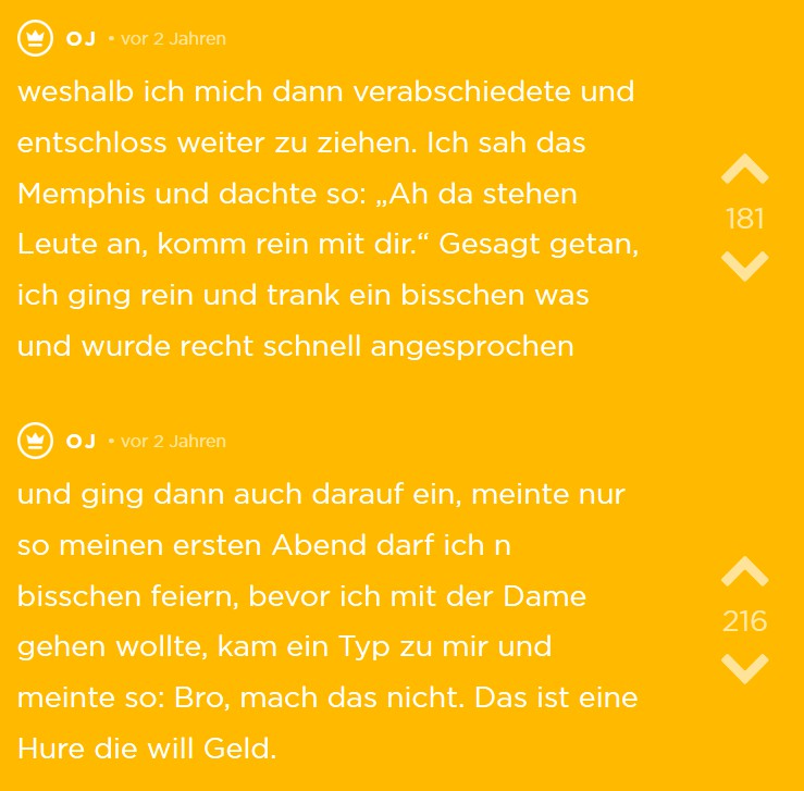 So lernte OJ schnell Leute kennen