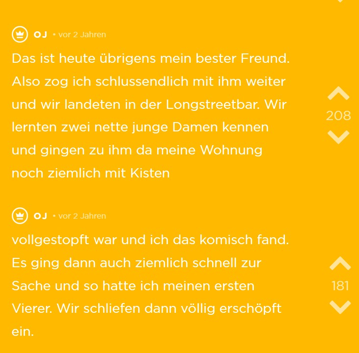 Der Typ ist heute OJs bester Freund, mit dem er später gemeinsam einen Vierer hatte