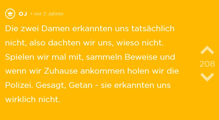 Die Damen erkannten ihre Opfer nicht