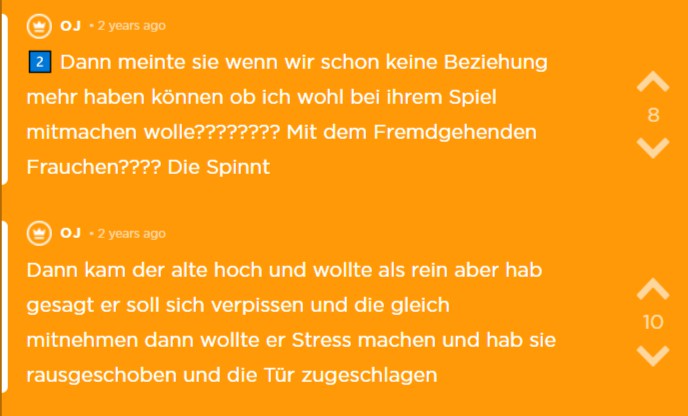 OJ schmeißt die beiden raus