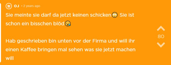 Oj lässt sich etwas anderes einfallen um sie auffliegen zu lassen