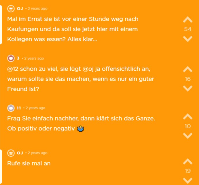 OJ ruft seine Freundin an