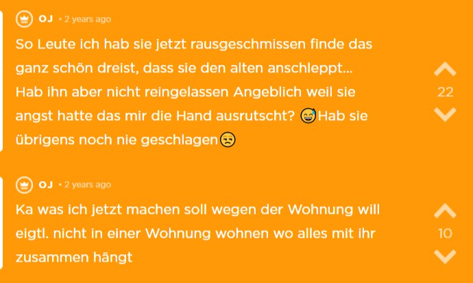 Oj schmeißt den Kerl und die Freundin raus