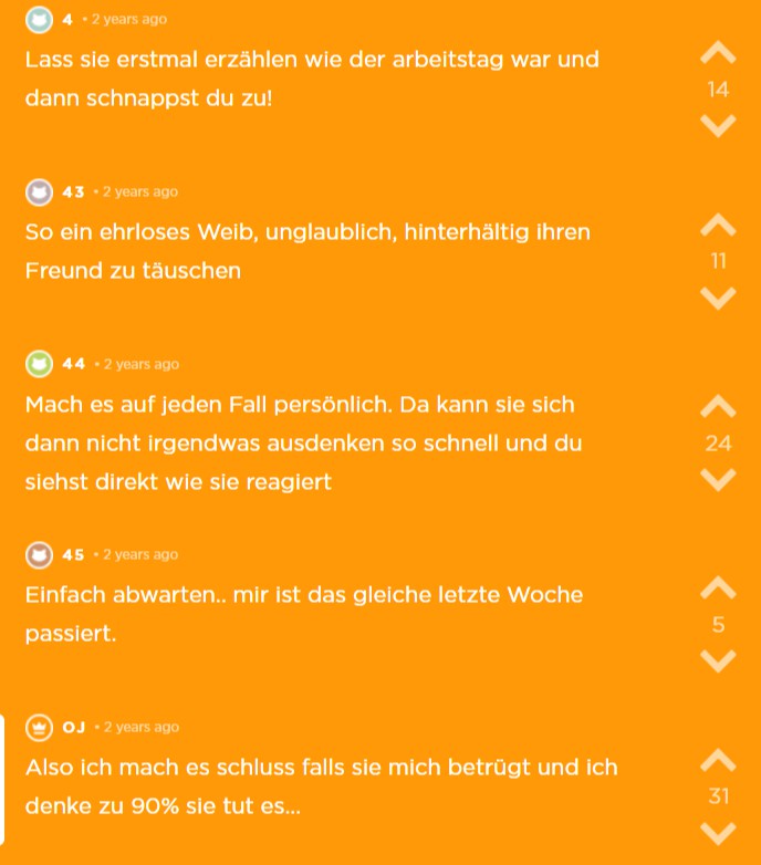 OJ glaubt mittlerweile nicht mehr an ihre Treue und denkt dass sie ihn betrügt