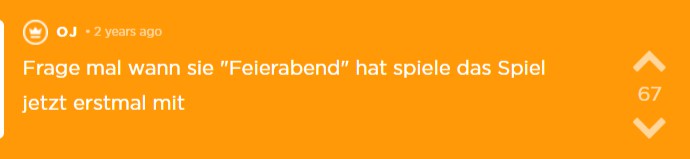 Oj fragt sie wann sie Feierabend hat