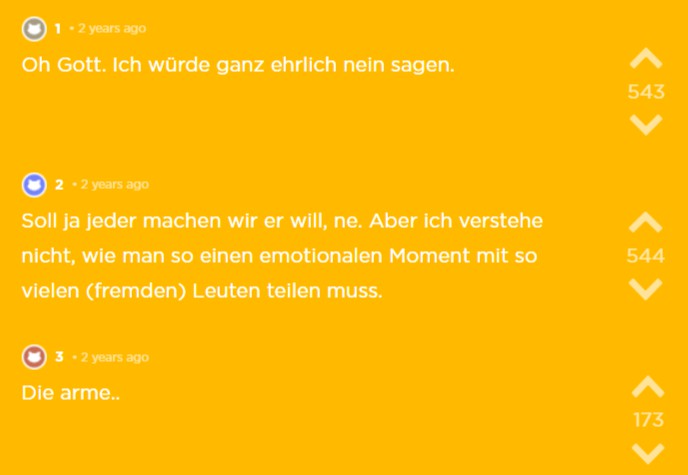 Die Jodel-Community hat Mitleid mit der Auserwählten des Bräutigams