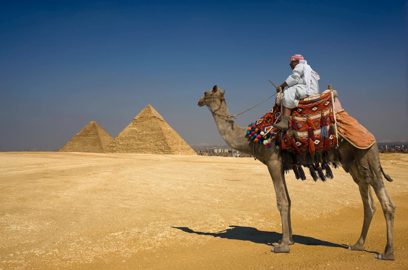 DIe Pyramiden von Gizeh befinden sich gar nicht in einer Wüste