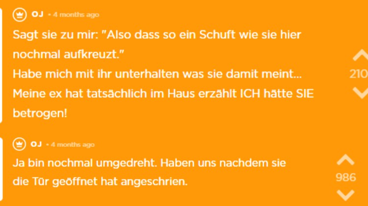 Oj kriegt einen Wutausbruch