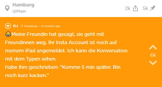 OJ will mit Freundin weg, und sie lügt