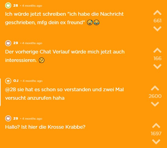 Langsam findet OJ Spaß an der Unterhaltung mit dem Unbekannten