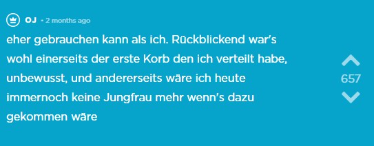OJ bringt einen peinlichen Spruch