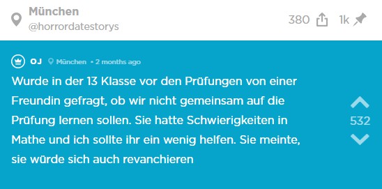 OJ erzählt auf Jodel von seinen Ausrutschern