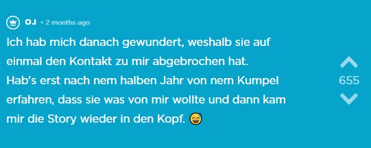 Sie bricht den Kontakt zu OJ ab