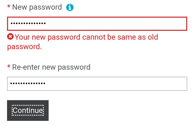 Probleme des Alltags, die Logging-Schwierigkeiten beim Passwort zeigen