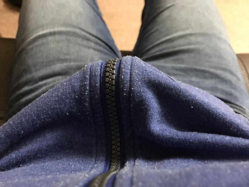 Pulli, der sich zusammenrollt