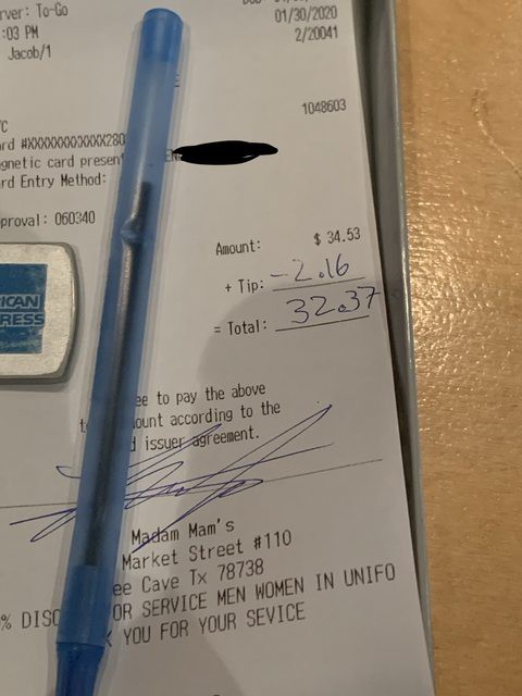 Restaurant-Kunde will nicht genug bezahlen