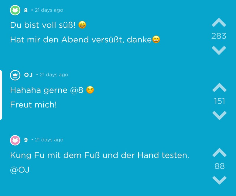 OJ soll als nächstes versuchen, die Smacks mit einem Tritt zu zerstören.