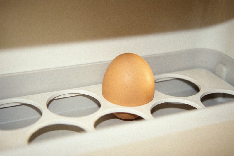 Das Eierfach im Kühlschrank macht schon Sinn