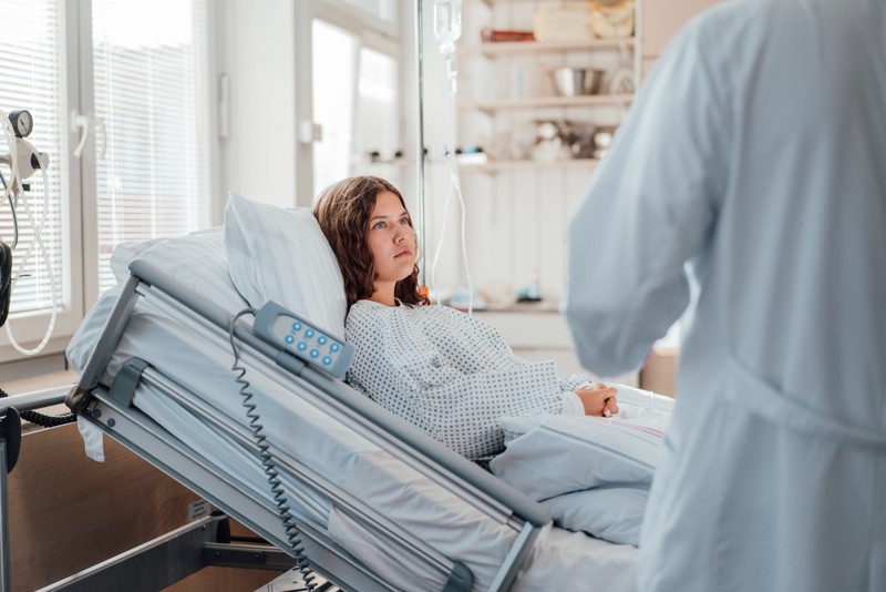 Diese Patientin wusste nicht, wie eine Infusion funktioniert.