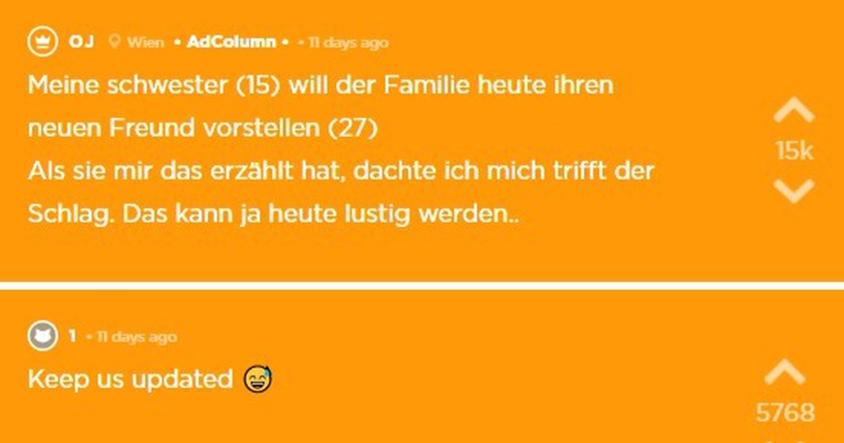 OJs kleine Schwester stellt ihren viel älteren Freund der Familie vor