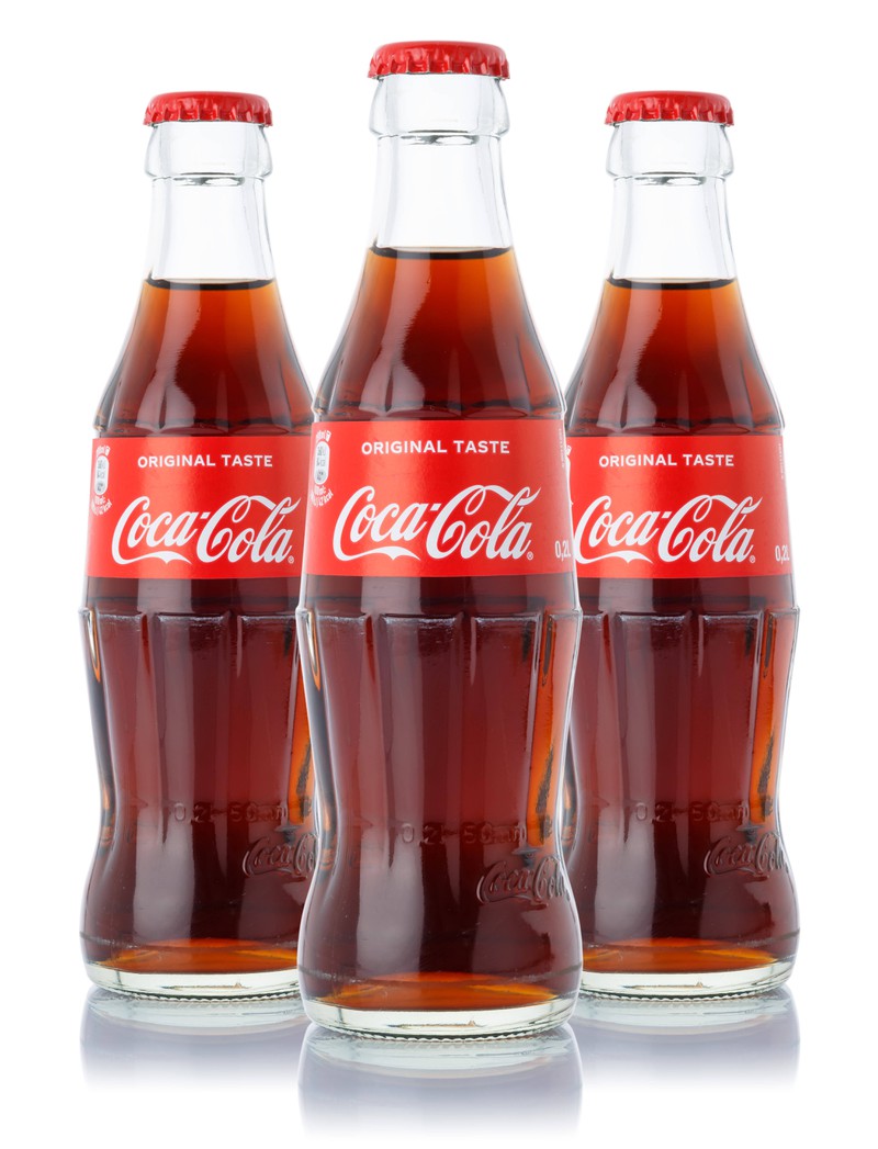 Coca-Cola-Flaschen mit „original taste“