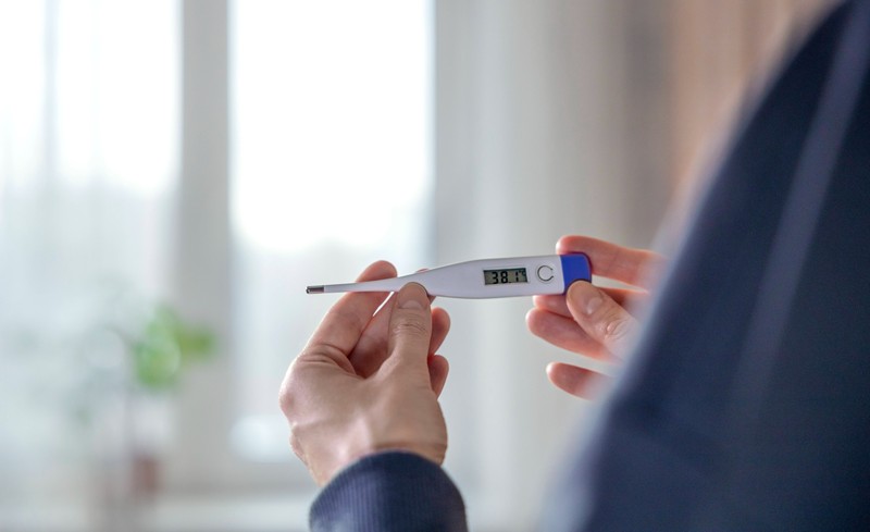 Die Haut kann als Thermometer dienen.
