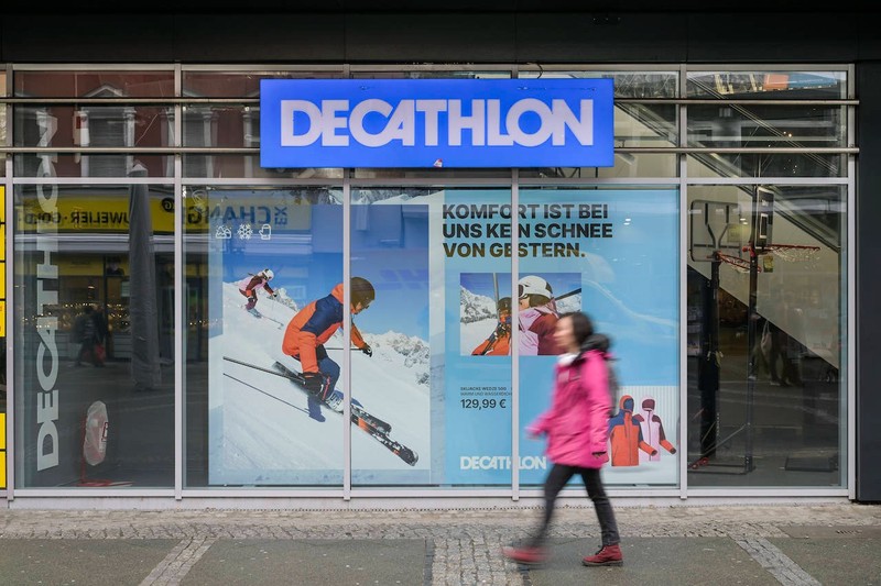 Decathlon ruft einen Basketballkorb zurück.