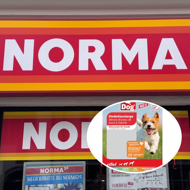 Die Rinderkaustange von Norma ist verseucht mit Salmonellen.