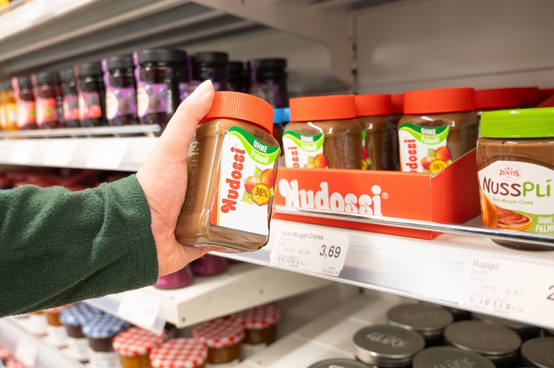 Haselnuss-Nougat-Crème „Nudossi“ wird zurückgerufen.